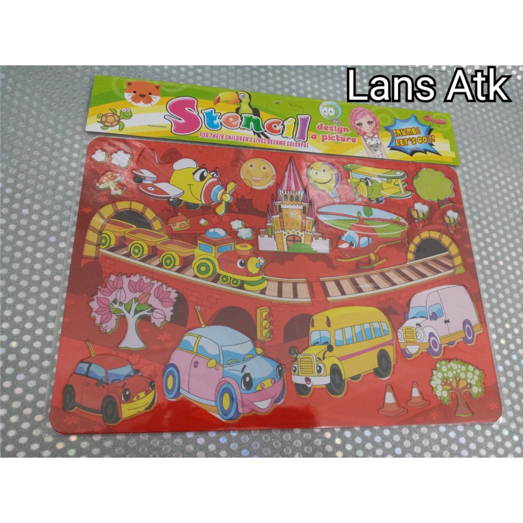

Penggaris Stencil Karakter / Penggaris Karakter Fancy 5802 penggaris