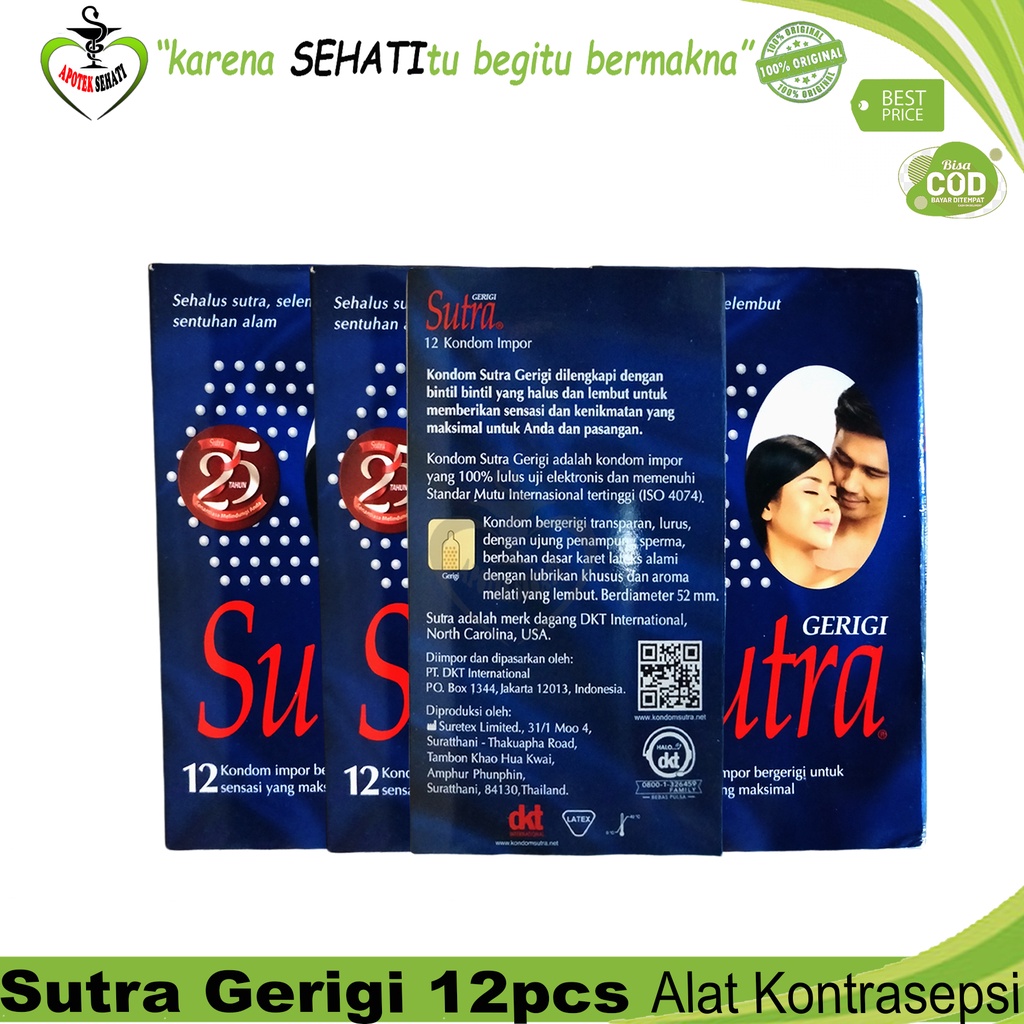 Ready Stok Sutra Gerigi Isi 12 Pcs / Privasi Di Jamin Aman