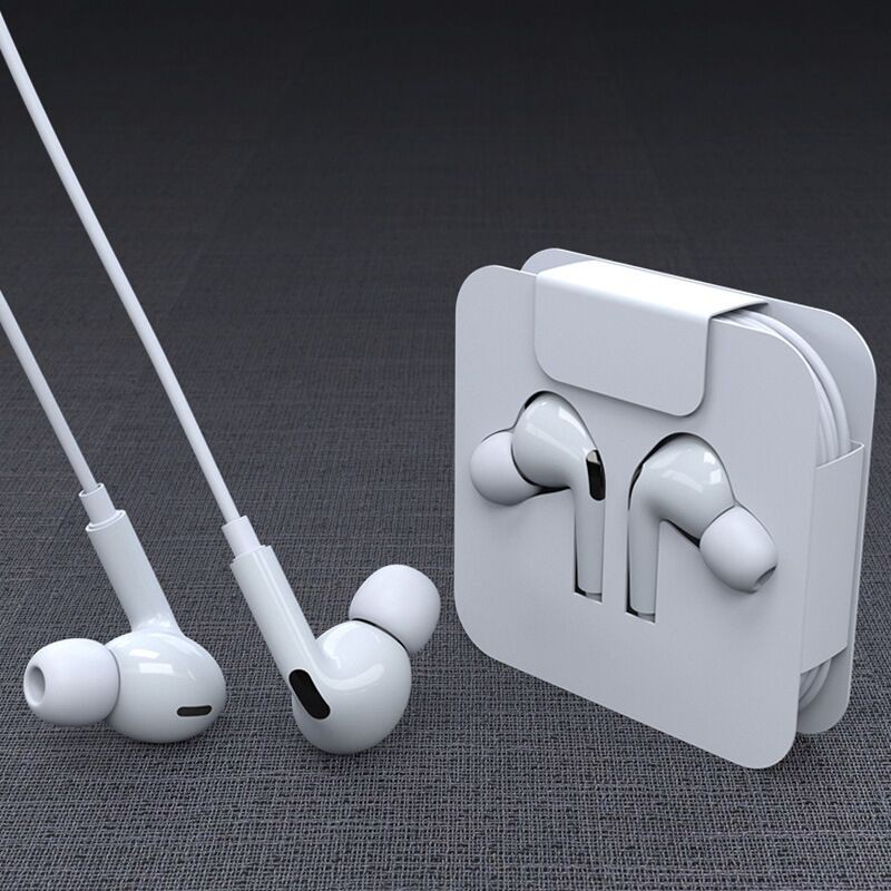 Centechia New Airp0ds III In-ear Stereo Earphone Lightning with Microphone - White