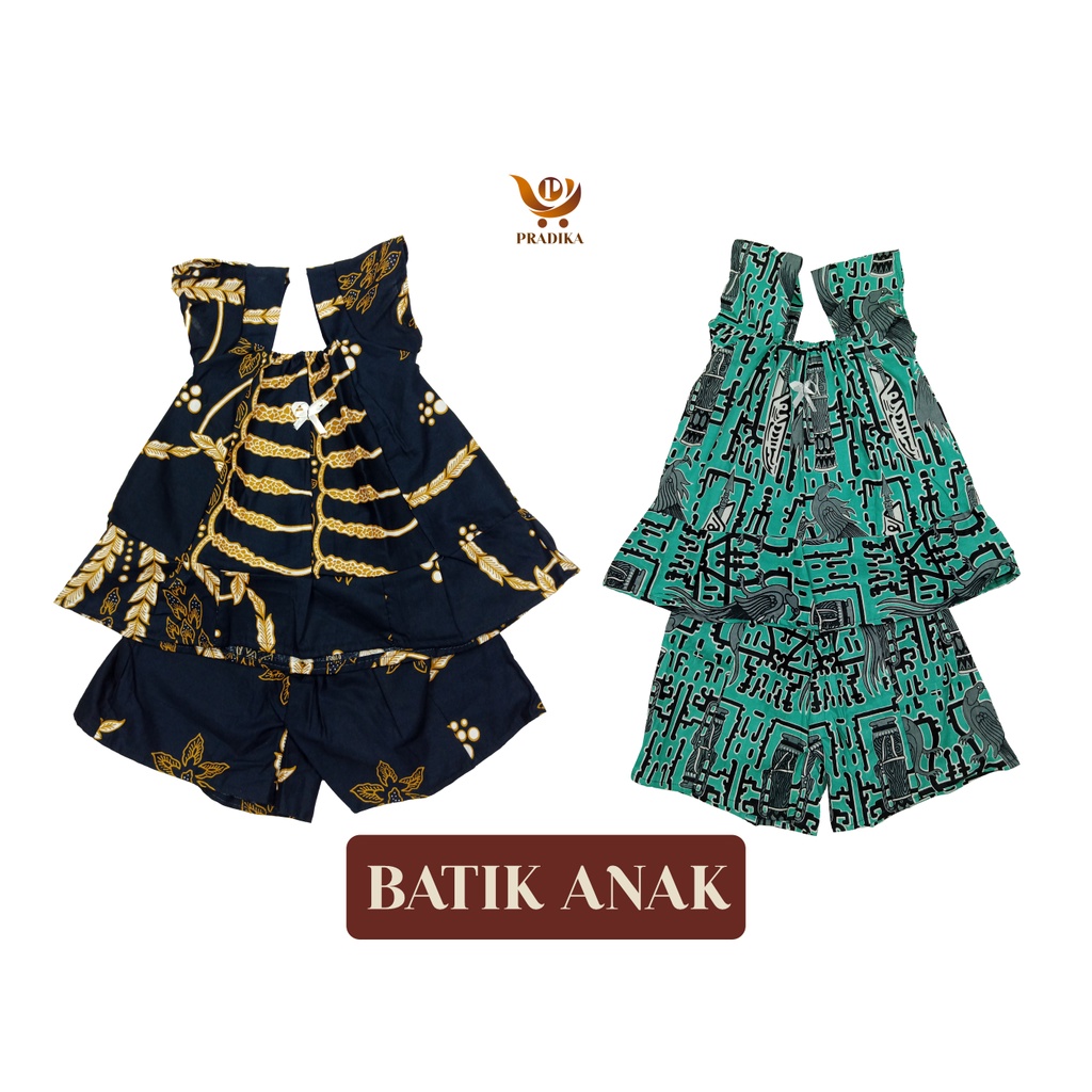 BATIK DRESS SETELAN BAYI/PAKAIAN BAYI USIA 4 BULAN-1 TAHUN/PAKAIAN BAYI PEREMPUAN/BATIK BAYI/PAKAIAN