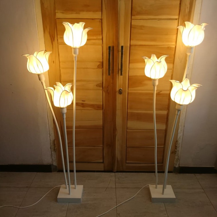 LAMPU MAWAR DEKORASI/LAMPU DEKORASI PELAMINAN/Standing mawar isi 3