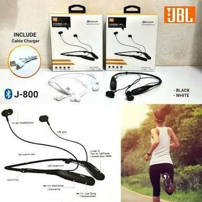 Headset Bluetooth Wireless JBL Synchros J-800 JBL Headset Stereo Bass