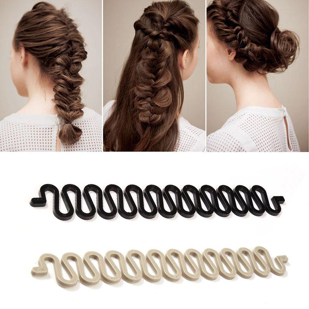 NEEDWAY Hair Braider Magic Hairdresser Jepit Rambut Wanita Tipe Gelombang Hair Roller Braiding