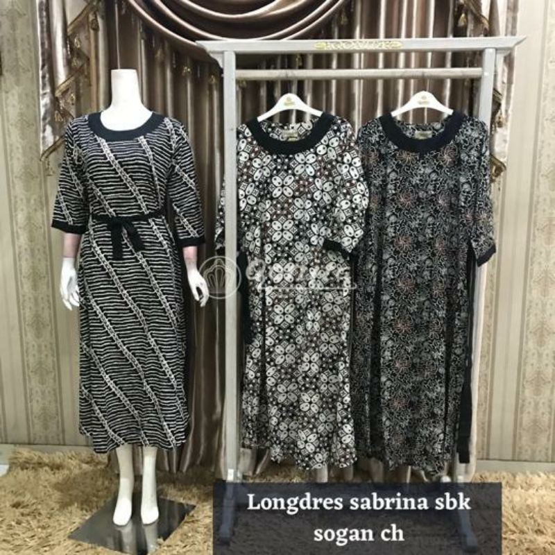 Qonita Longdres Sabrina Sbk Sogan ch || By Qonita Batik & Boutique || Qonita Batik Pekalongan