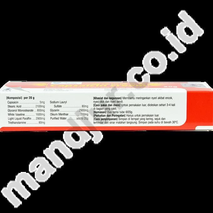 Joss Capsaicin Cream - Krim Pereda Nyeri Otot, Sendi, Encok, Keseleo, Memar Ampuh