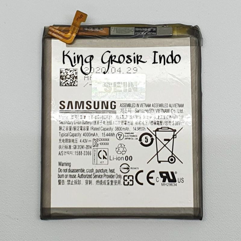 Baterai Samsung Galaxy S20 Original 100% Battery Batre