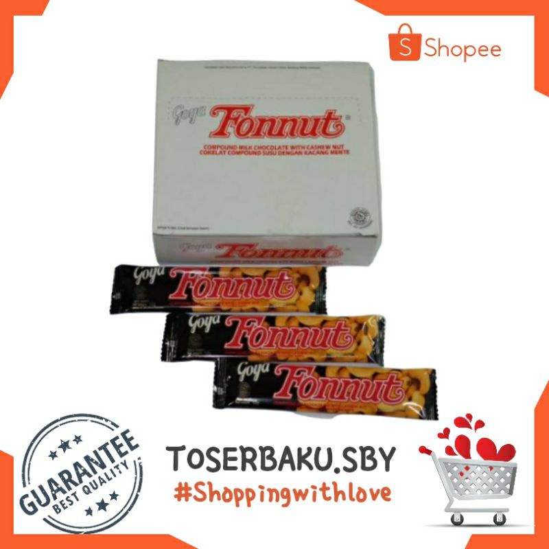

Coklat Goya Fonnut 24 × 10 g / Milk Chocolate / Coklat Batang / Coklat Murah / Agen Snack Murah Surabaya