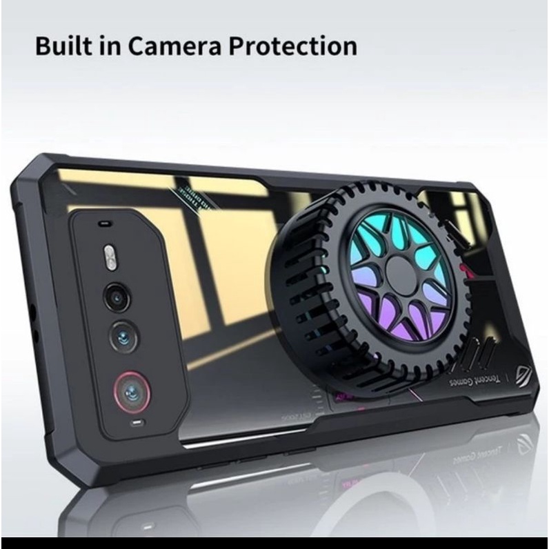 Case Asus Rog Phone 6 Rog6 Pro Shockproof Aprolink Cover Casing Cooling Hardcase Gaming