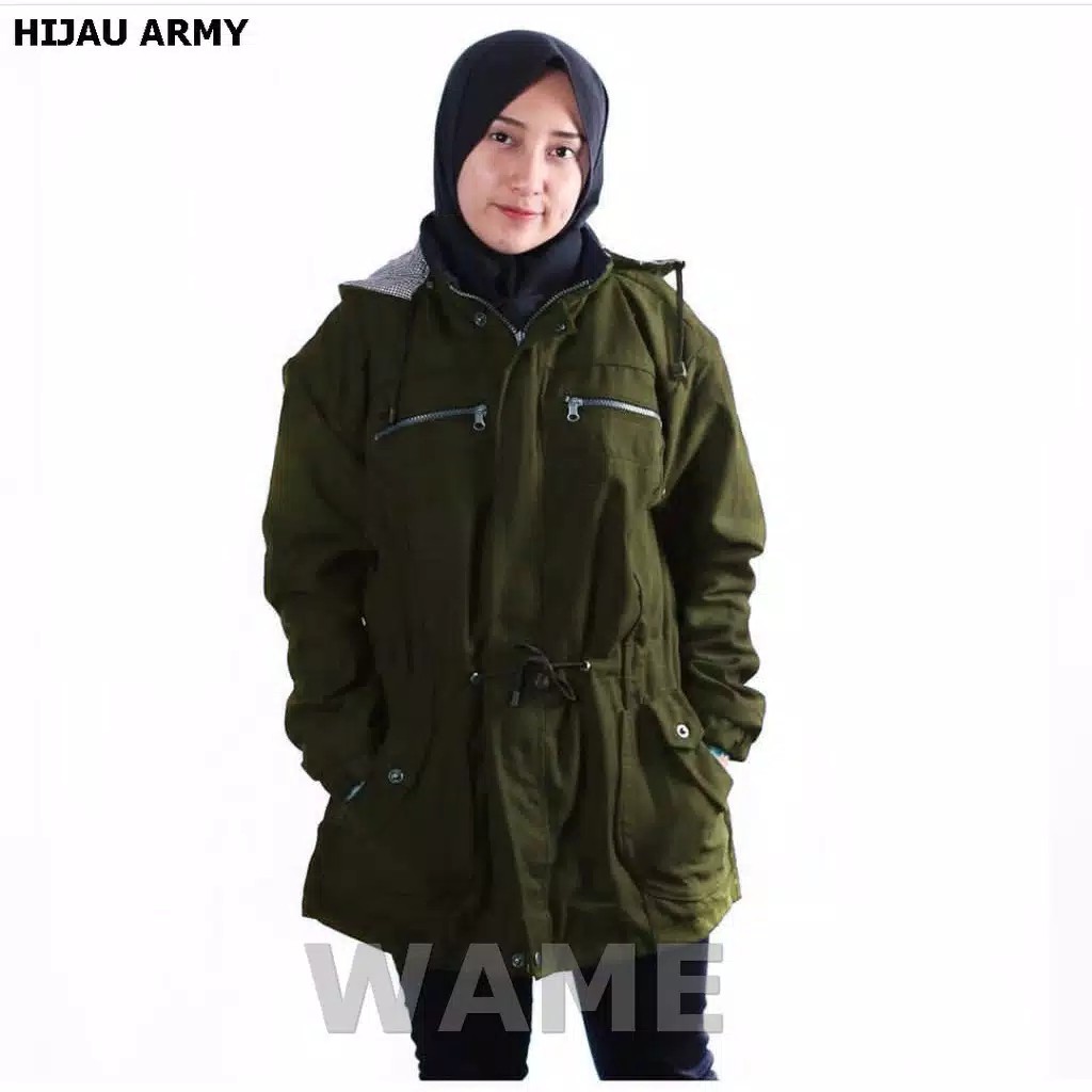 Jaket Hoodie Outdoor Cewe | Jaket Parka Simple Wanita | Jaket Gunung Traveling Hiking | Jaket Korea