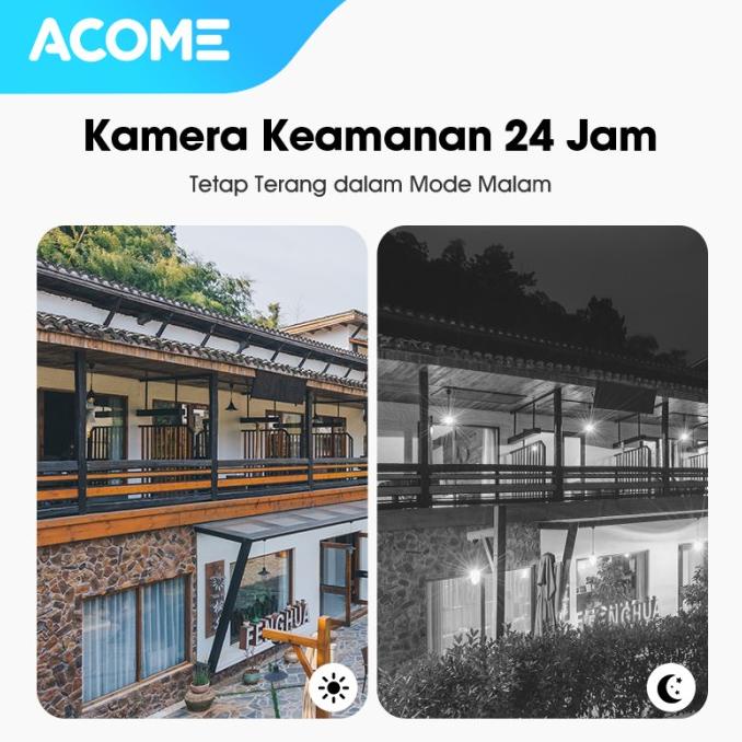 ACOME Smart CCTV IP Camera FULL HD 1080P Kamera Luar Ruangan APC02
