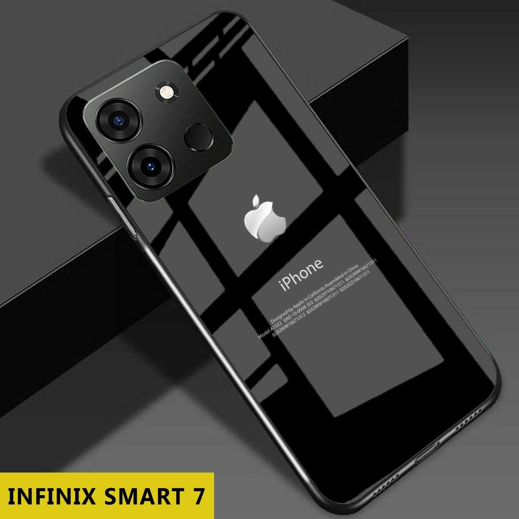 [A01] SoftCase Glass Kaca Kilau INFINIX SMART 7 - Softcase Kaca INFINIX SMART 7 - Casing Handphone INFINIX SMART 7- Case Hp INFINIX SMART 7