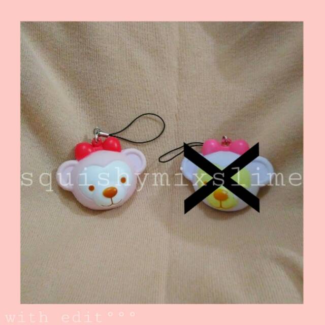 Squishy monkey head -+ 5cm