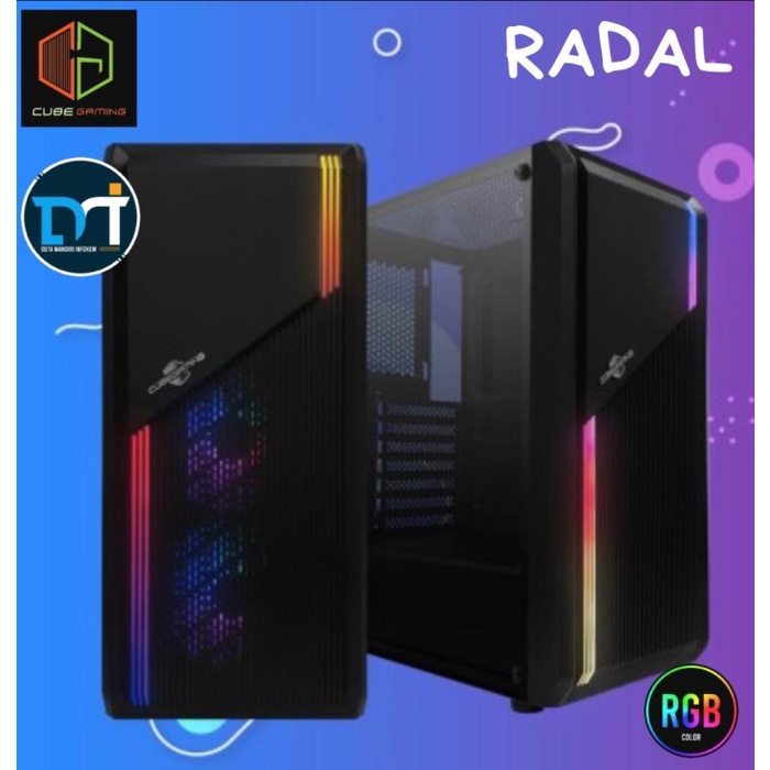 CUBE GAMING RADAL - ATX - LEFT SIDE TEMPERED GLASS