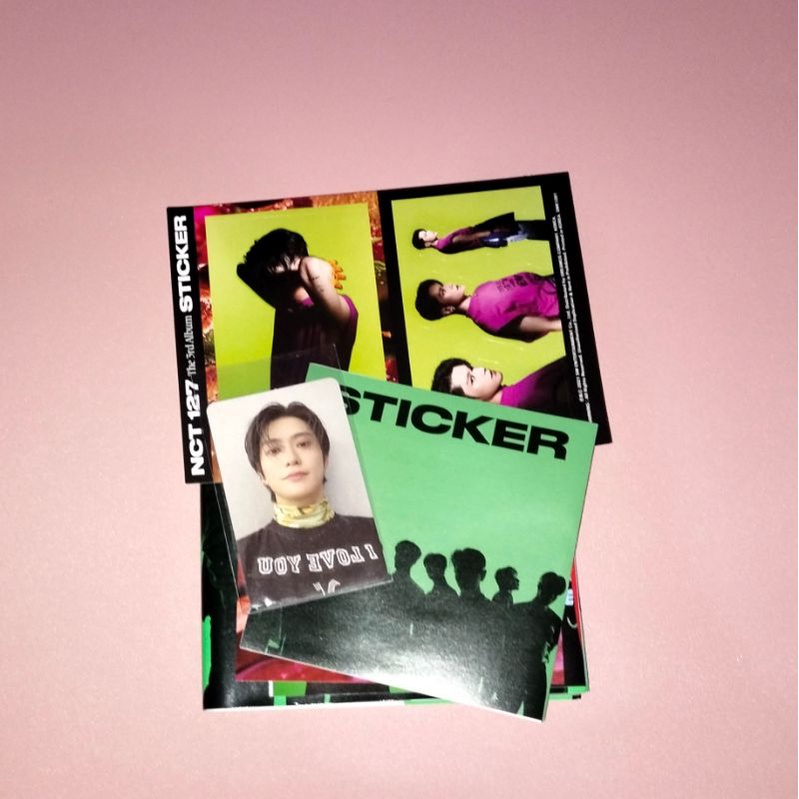 [FULLSET JUAL MURAH] Album Sticker Sticky ver. PC jaehyun, sticker taeyong, postcard jaehyun
