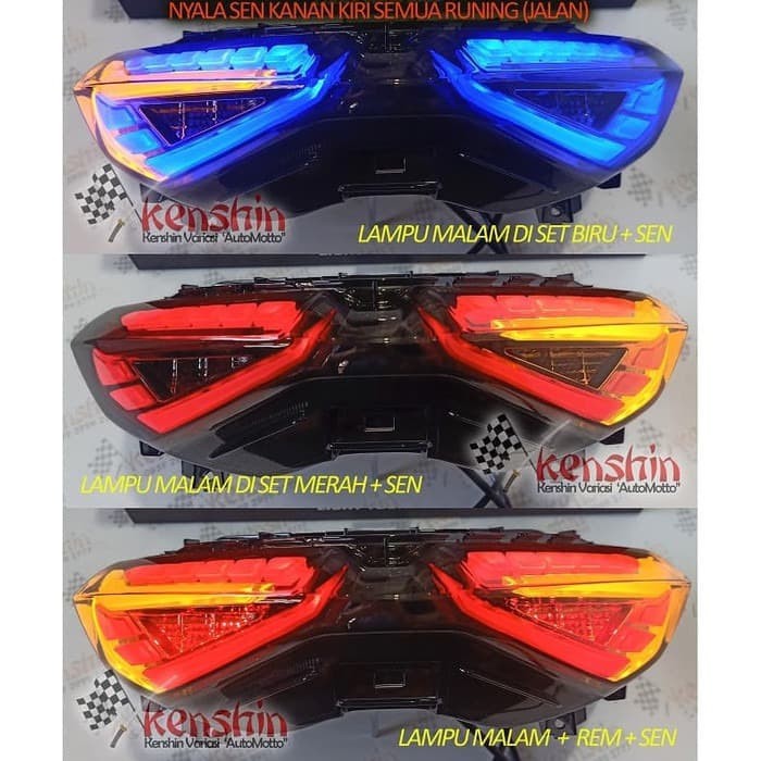 Stoplamp Sen Running nmax Lampu Stop 3 IN 1 SEIN JPA NEW NMAX 2020