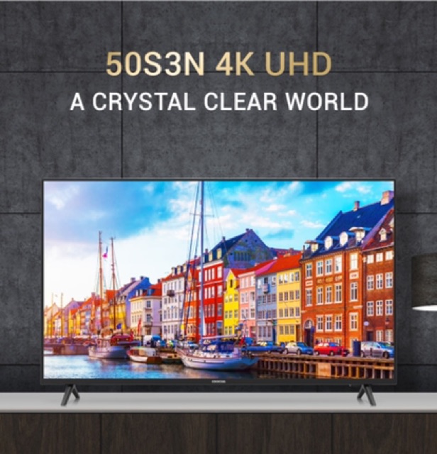 COOCAA LED TV 50 INCH 50S3N SMART TV 4K ULTRA HD NETFLIX &amp; YOUTUBE