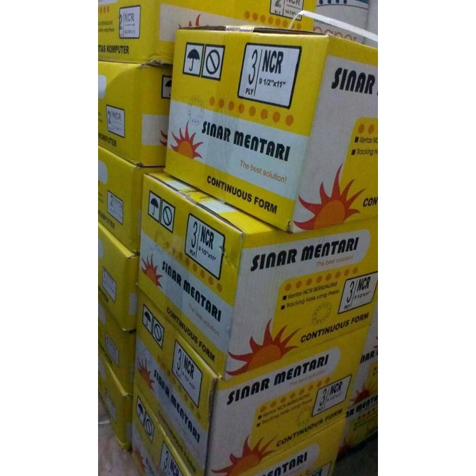 

Continuous form sinar mentari 9,5 x 11 3 ply