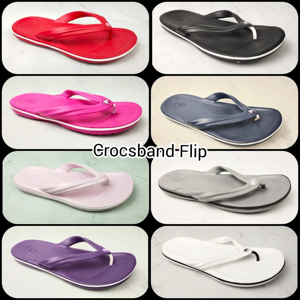 Sandal Crocs Crocband Flip / Crocs Bandflip / Crocband Jepit / Sandal Jepit Crocs / Sandal Crocs Pria Wanita / Sandal Crocs Jepit