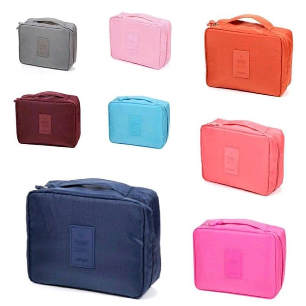 [SALE] Tas kosmetik / Cosmetic organizer pouch / Monopoly Travel / Travel bag
