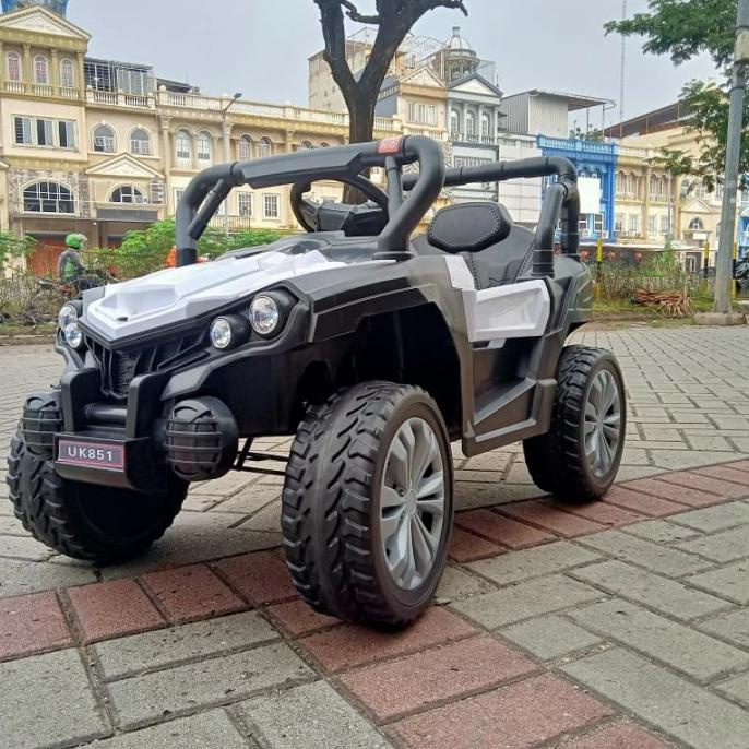 Mainan Mobil Aki Anak Jeep UK 851 Unikid BAN FULL KARET