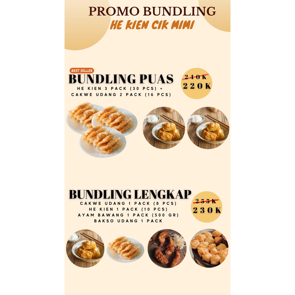 

PROMO Bundling He Kien Cik Mimi