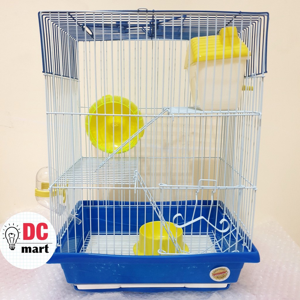 Kandang Hamster Tipe Susun 3 Tingkat/ 125 / Villa Rumah Hamster