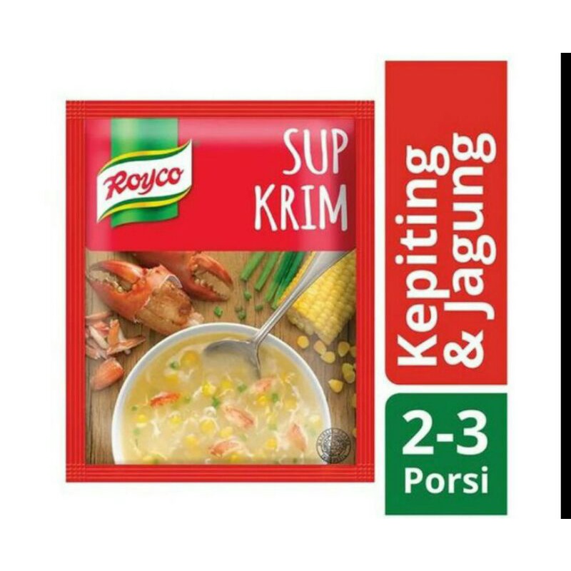 

Royco Sup Krim Instant Kepiting Jagung 44 g