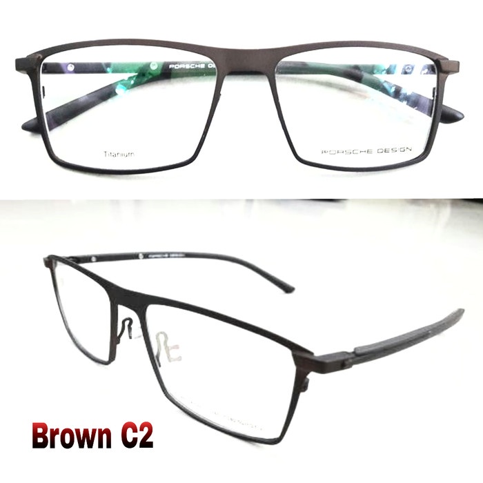 Kacamata Minus Pria - Kacamata Frame Minus Pria Titanium Porsche Casual Elegan Model