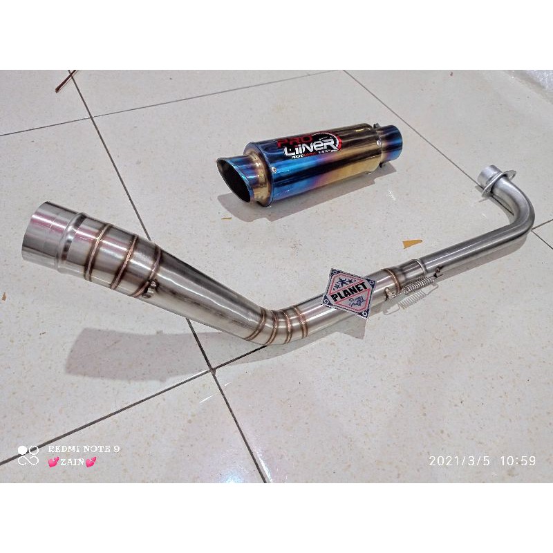 KNALPOT SUPRA 125 KNALPOT RACING SUPRA 125 KNALPOT PRO LINER