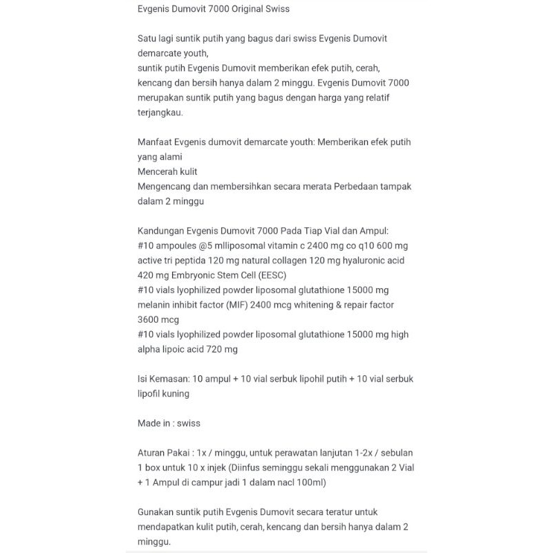 EVGENIS DUMOVIT - 7000