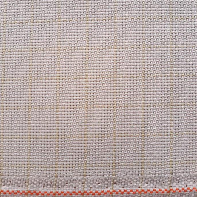 ~~~~~] kain grid aida zweigart 3464 16ct krem/m