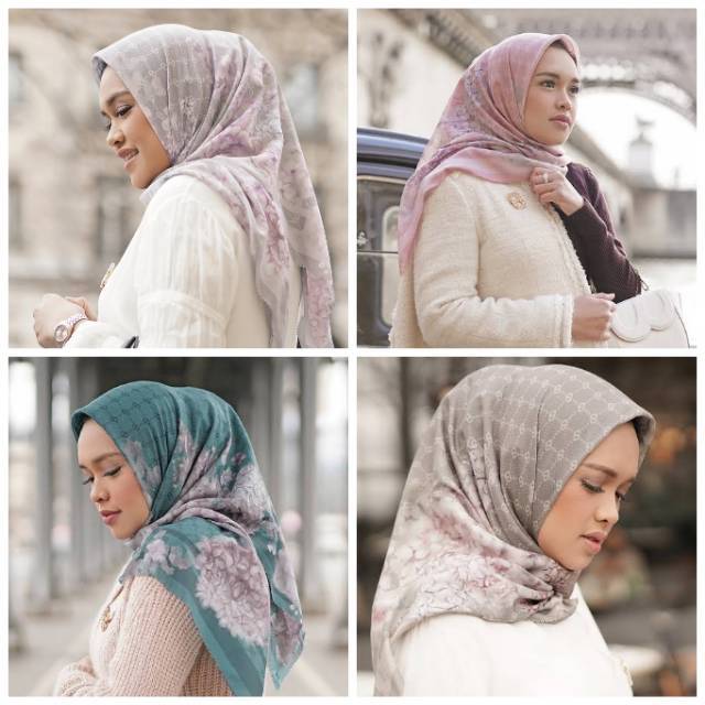 Buttonscarves Hydrangea Series New as is Preloved