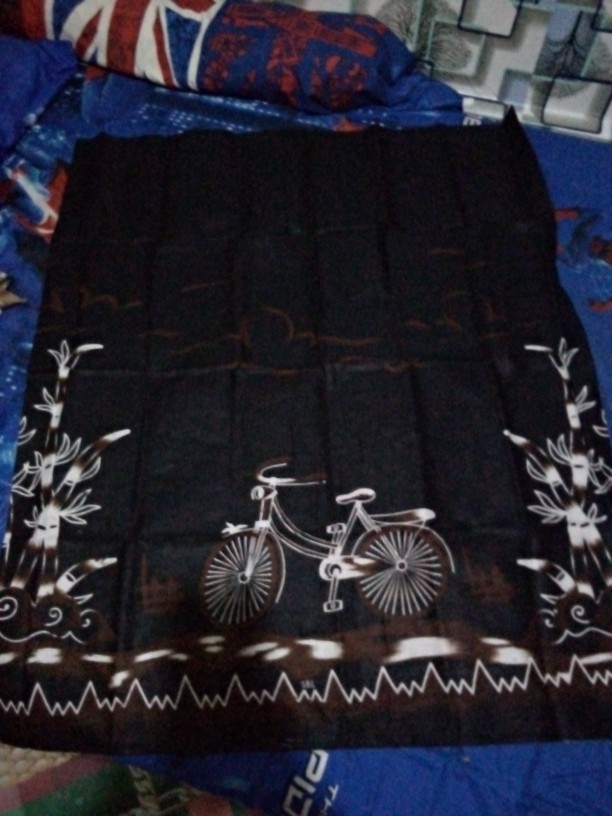 Al Mahdi Sarung Batik Anak Laki Laki Karakter Motif Becak Kapal Sepeda Vespa Macan Kopi