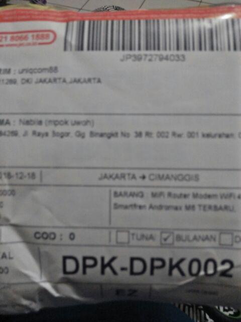 MiFi Router Modem WiFi 4G Smartfren Andromax M6 TERBARU 