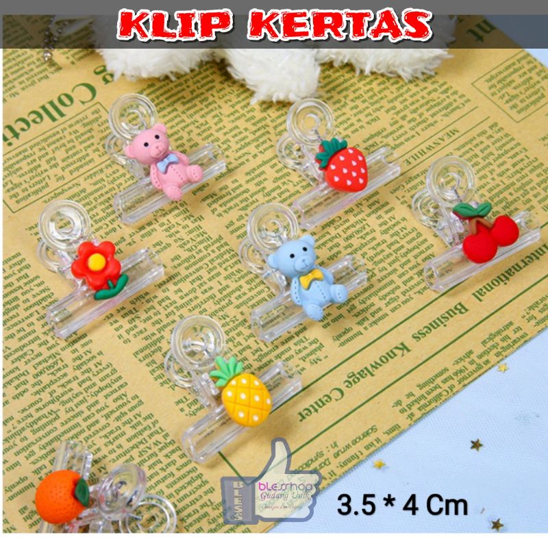 Paper Clip Klip Kertas Pembatas Buku Paper Fastener Penjepit Kertas