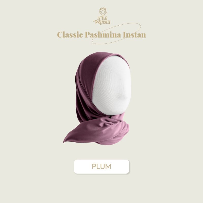 Lp Classic Pasmina Instant / jilbab pashmina anak