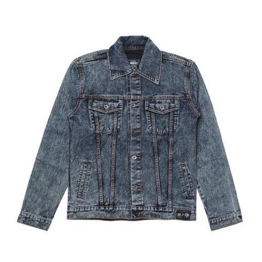 Jaket Jeans Denim Pria Distro Casual Polos Original Terlaris Jacket Cowok Laki Laki Dewasa Remaja Ke