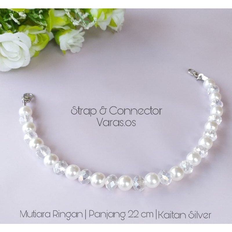 Konektor Masker|Konektor Masker Hijab|Kaitan Masker Mutiara|Tali masker