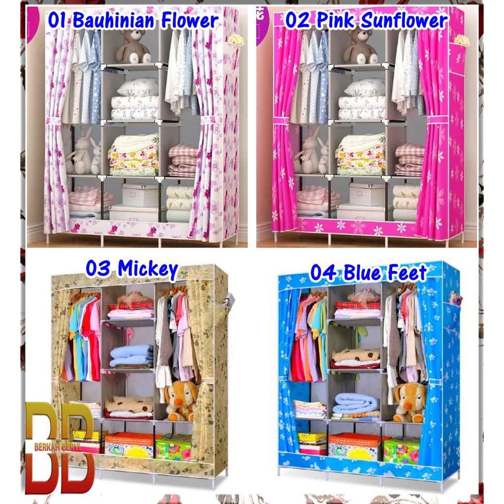 Lemari Pakaian portable Rak JUMBO Shopee Indonesia Lemari Pakaian portable Rak JUMBO Shopee Indonesia