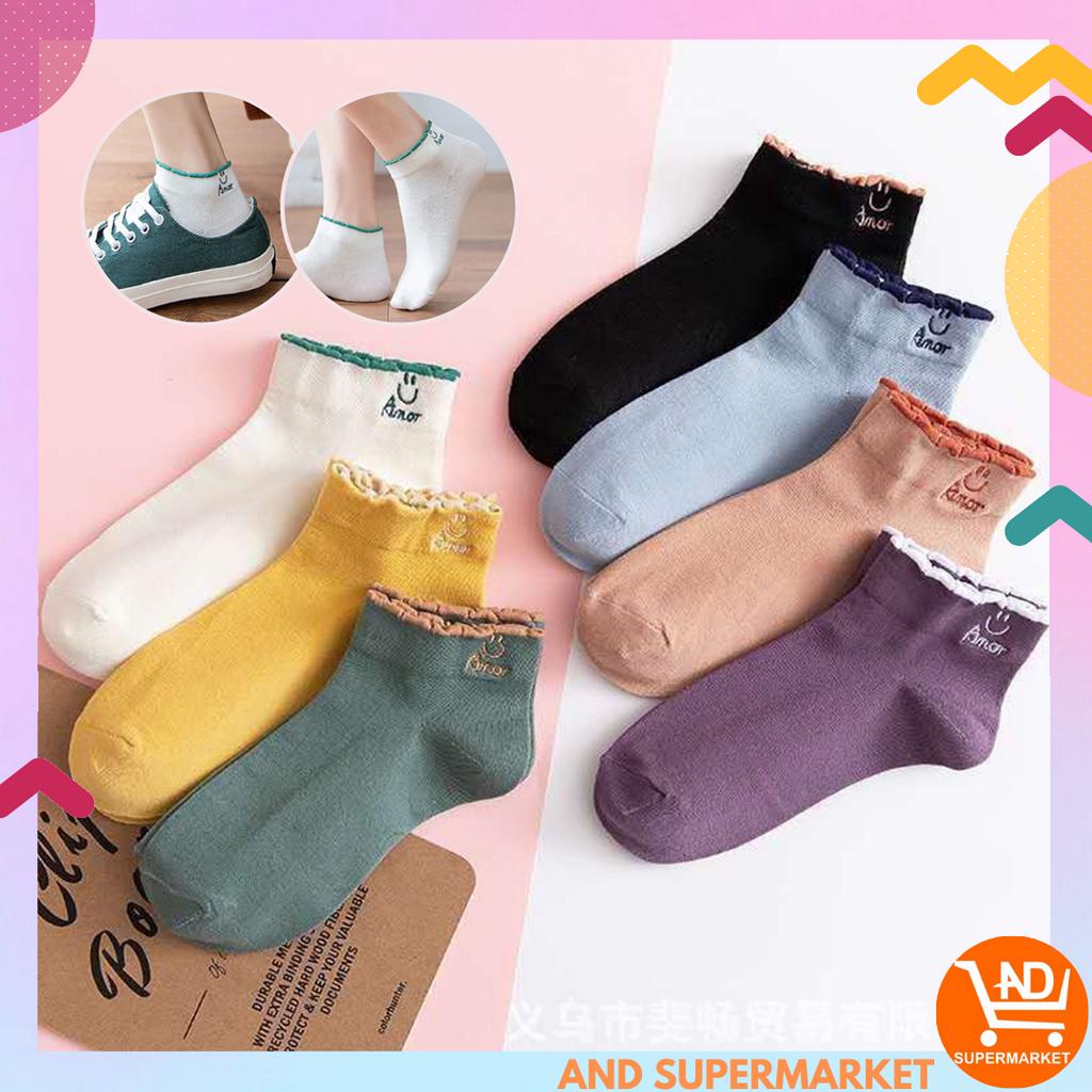 Kaos Kaki Wanita Import Kaos Kaki Lucu Semata Kaki Short Socks Kaos Kaki Anak Perempuan Murah KK22