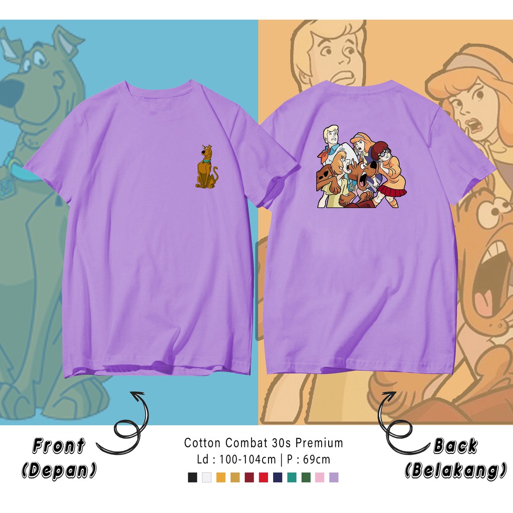 ANJING SCOOBY DOO/ TERMURAH BAJU KAOS  / T-SHIRT / KATUN LENGAN PENDEK / TUMBLR TEE CUSTOM KAOS