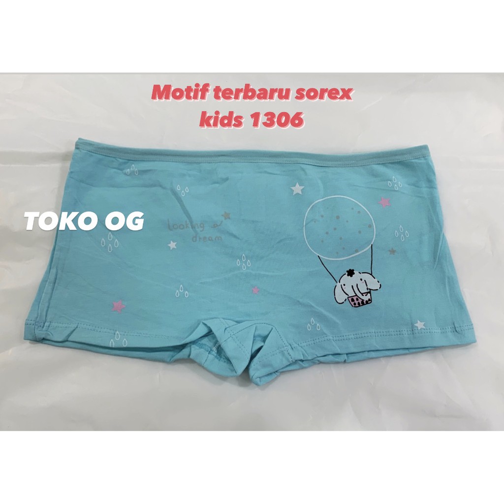 BOXER KID GIRL MB 364 SOREX ; SK MA 209 ; CELANA DALAM ANAK PEREMPUAN CD BOXER SOREX 1306