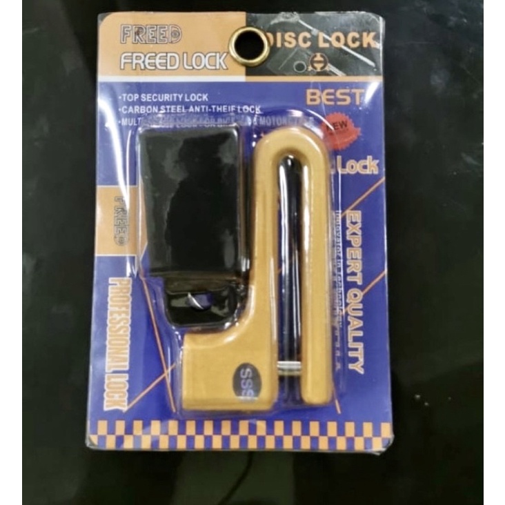 Gembok cakram motor panjang Padlock gembok cakram kereta panjang besar Gembok sepeda motor