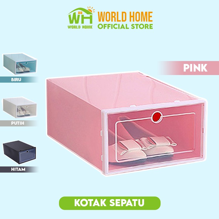 Kotak Sepatu Lipat Serbaguna Box Sepatu Tempat Penyimpanan Sandal Shoes Storage Box