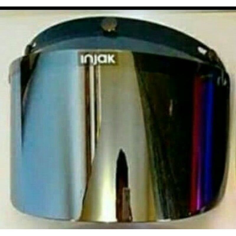 INKO FLAT INJAK VISOR - SILVER