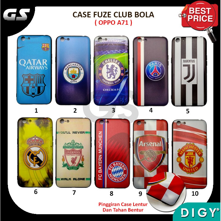 Promo Murah Case Club Bola OPPO  4 PRO A71 A8 A31 C3 5 5i