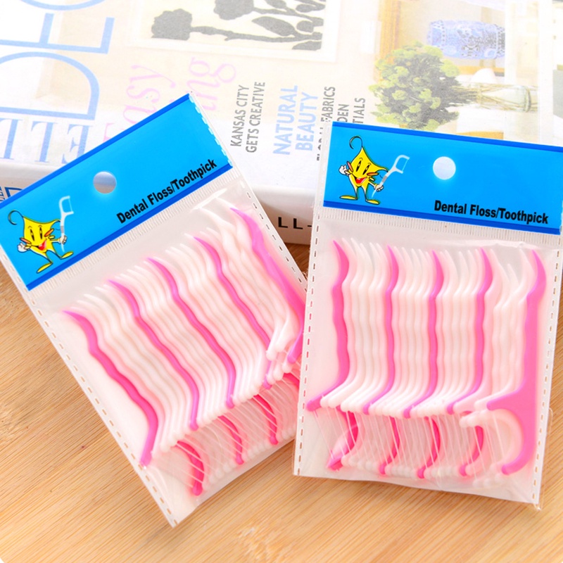 25pcs Dental Floss Benang Pembersih Gigi / Dental Floss Higienis