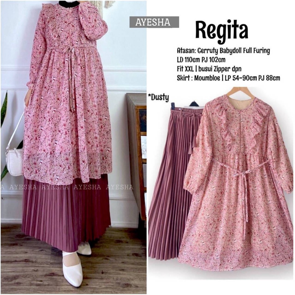REGITA SET BY AYESHA / DESYA SET BY AYESHA / MESA SET / JOVITA SET BY CLA HIJAB / SHEZAN SET / SETEL