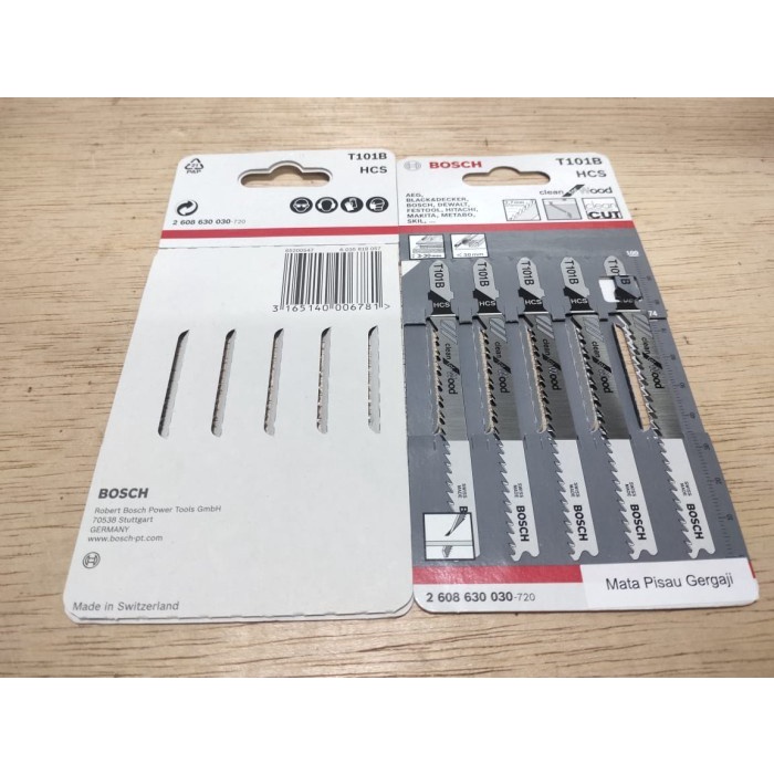 MATA JIGSAW BOSCH T101B HCS/Mata Jigsaw Besi Metal Jig Saw Blade Gergaji SET ISI 5PCS