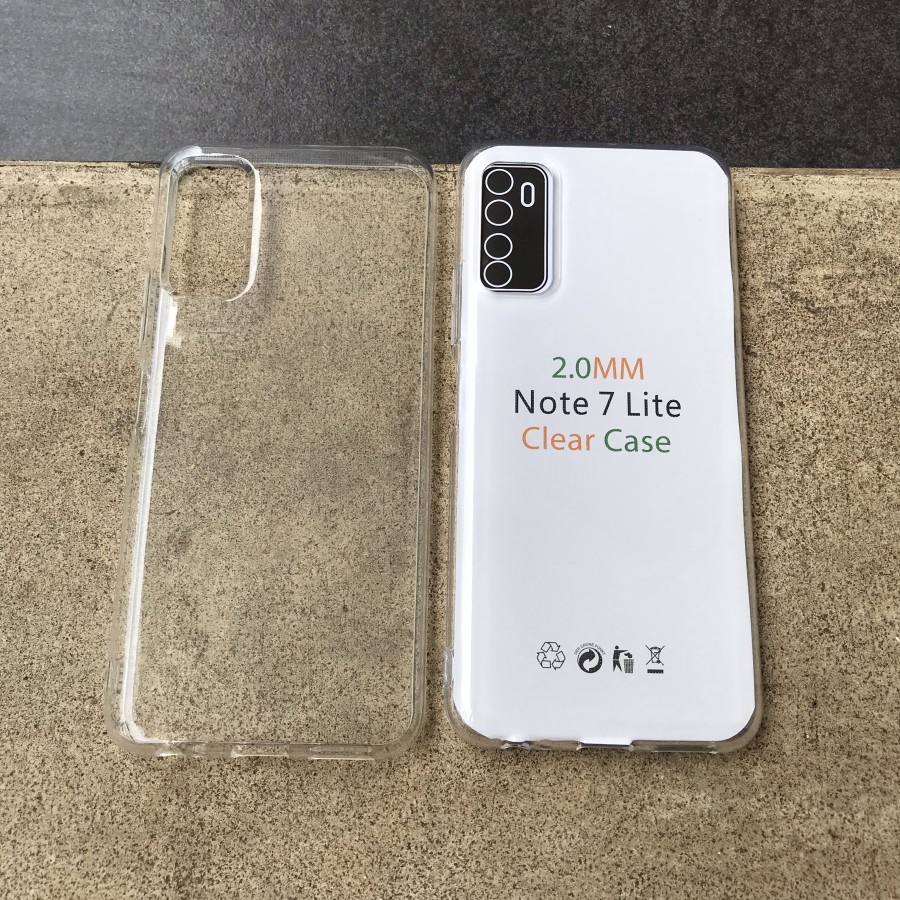 INFINIX NOTE 8 NOTE 7 NOTE 7 LITE CASE HD BENING SOFTCASE CLEAR CASE 2.00mm SILIKON KARET TRANSPARAN CASING COVER PELINDUNG BELAKANG